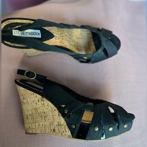 Steve Madden Wedge Sandal BRAND NEW size 9.5